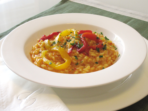 risotto ai peperoni