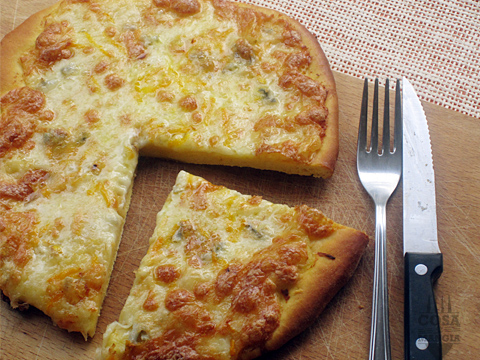 pizza zucca e gorgonzola